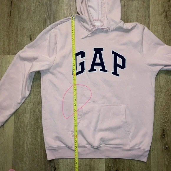 Gap Men’s Hoodie Sweater Pullover Size large Casual Preppy Everyday 90s Pocket - Picture 10 of 10